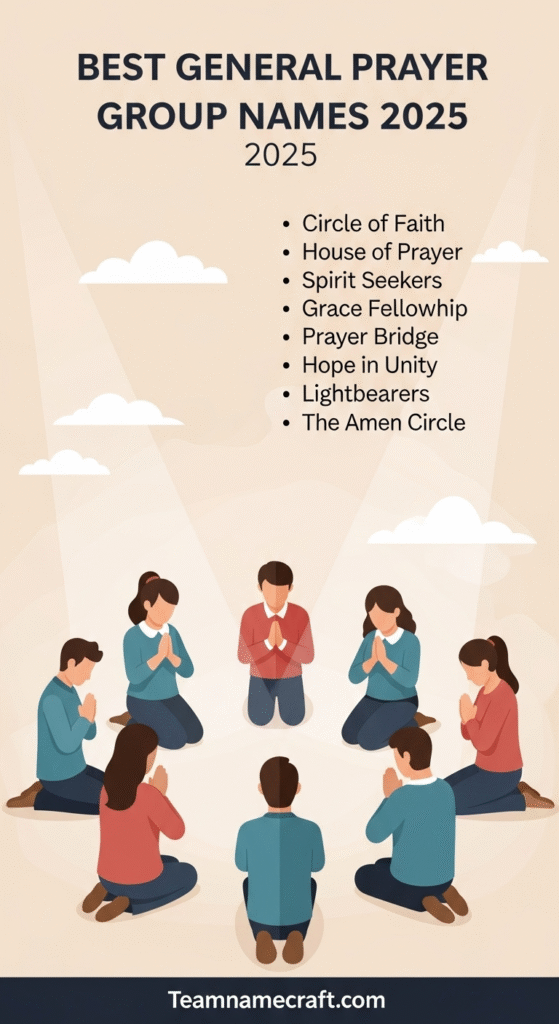 Best General Prayer Group Names