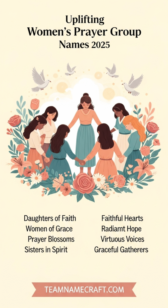 Uplifting Women's Prayer Group Names