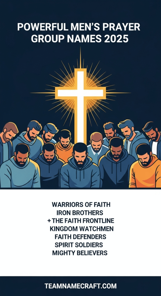 Powerful Men's Prayer Group Names