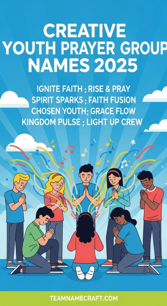 Creative Youth Prayer Group Names