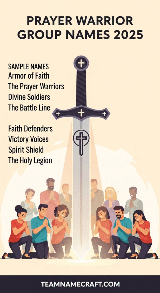 Prayer Warrior Group Names