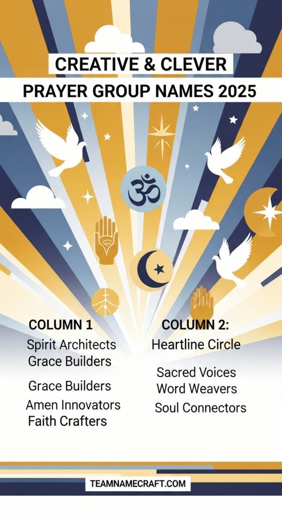 Creative & Clever Prayer Group Names
