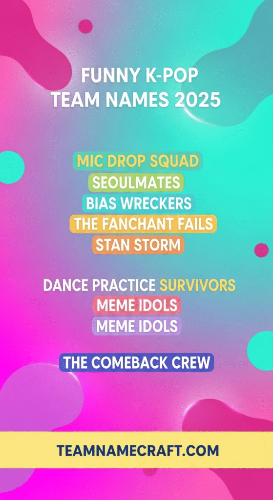 Funny K-Pop Names