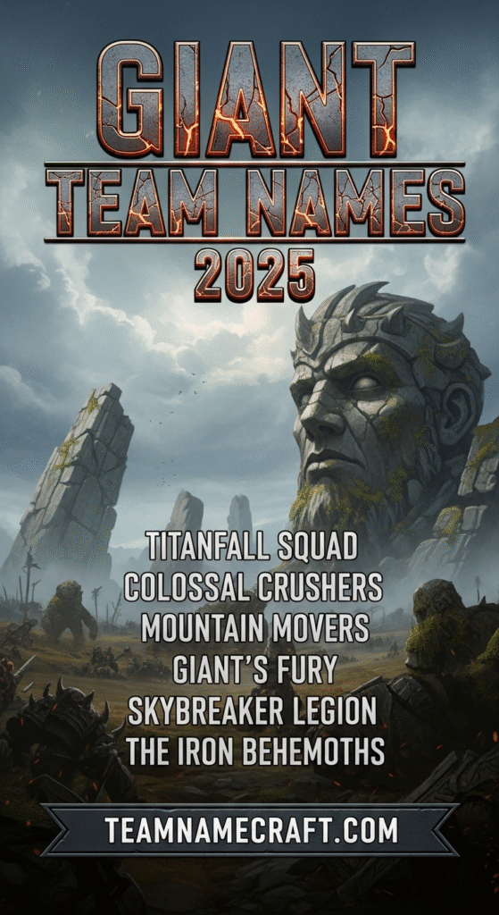 Giant Team Names