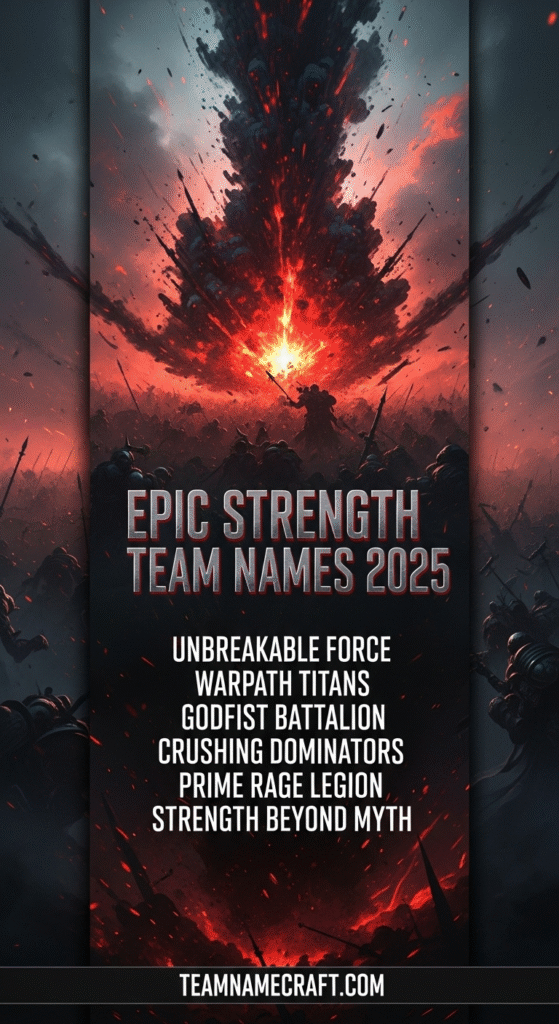 Epic Strength Names