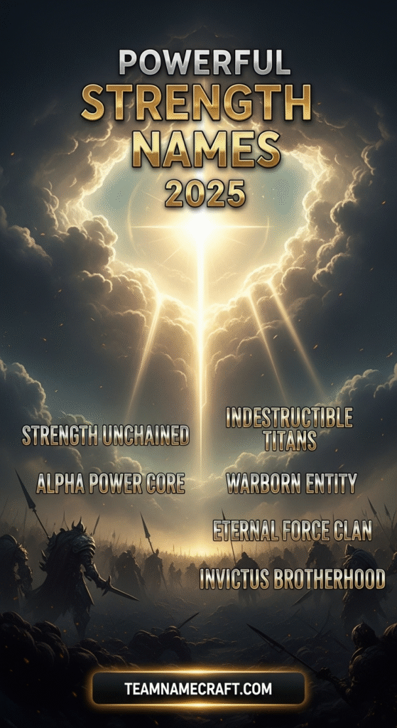 Powerful Team Names that Mean Strength