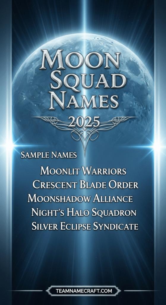 Moon Squad Names