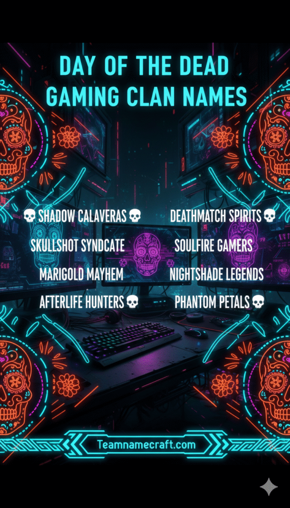 Day of the Dead Gaming Clan Names