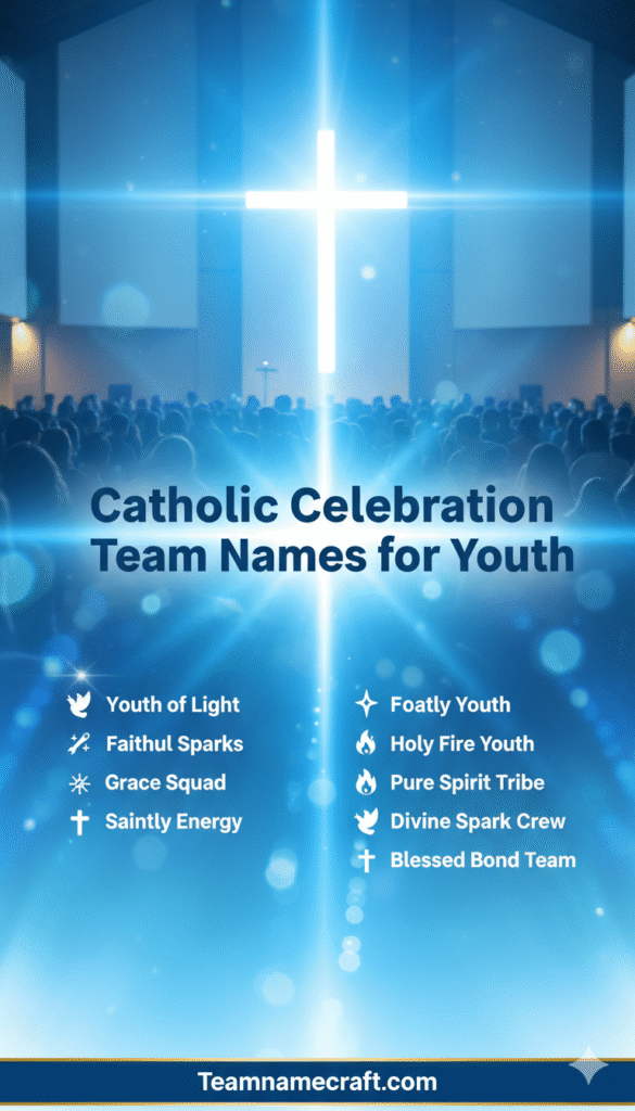 Catholic Celebration Team Names for Youth