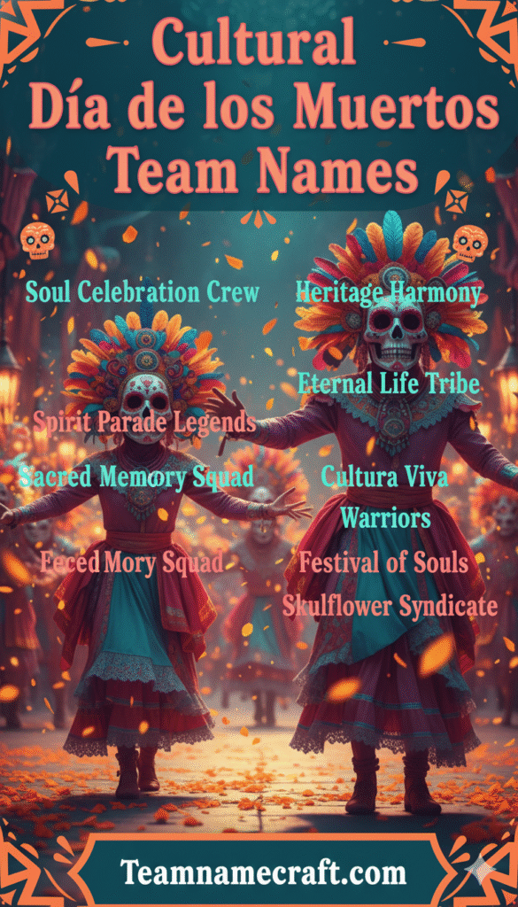 Cultural Día de los Muertos Team Names