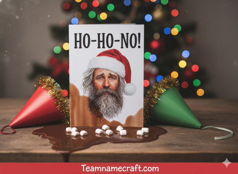 Funny Christmas Party Team Names 2025