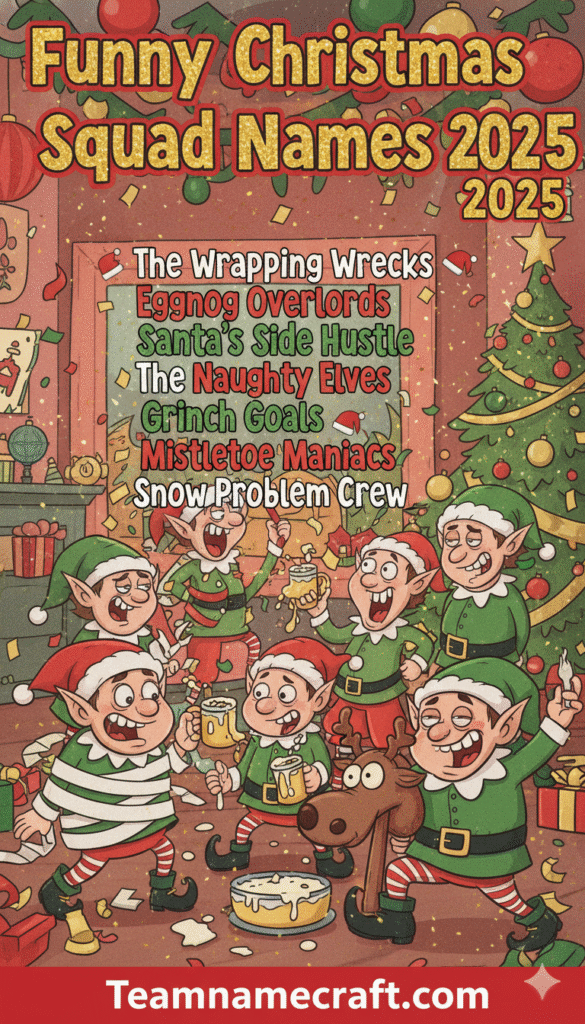 Funny Christmas Squad Names