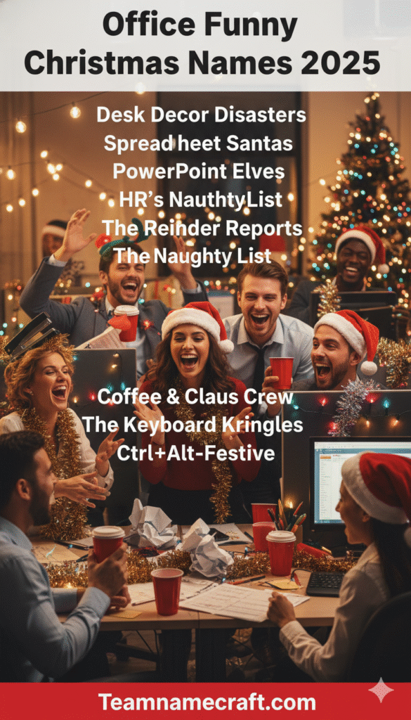 Office Funny Christmas Names