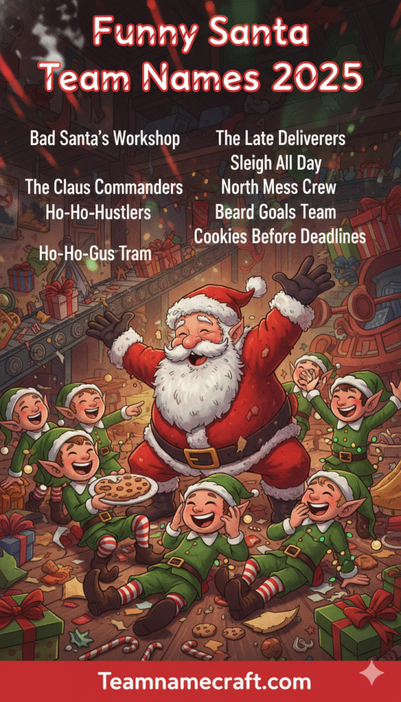 Funny Santa Team Names