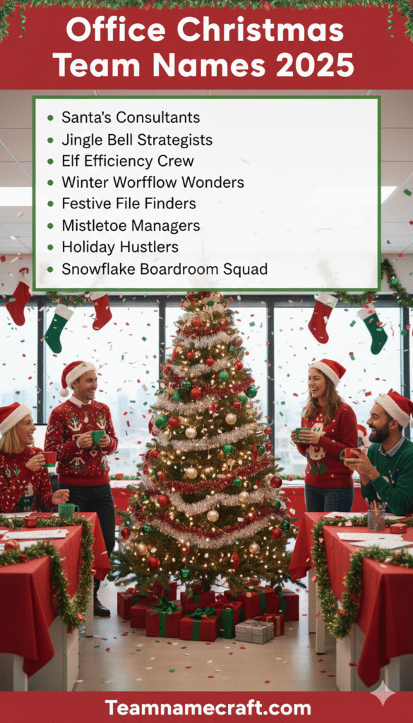 Office Christmas Team Names