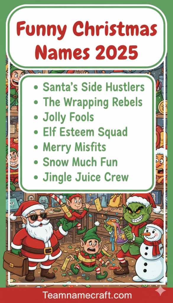 Funny Christmas Names