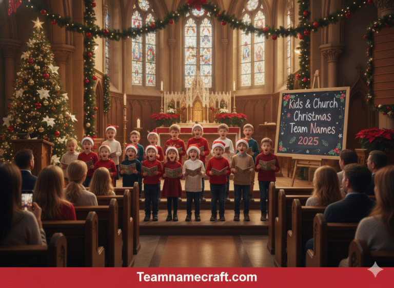 Kids Christmas Team Names