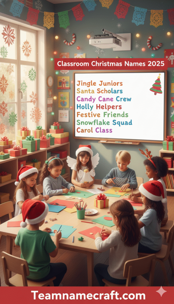 Classroom Christmas Names