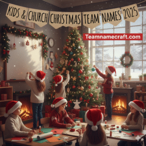 Kids Christmas Team Names