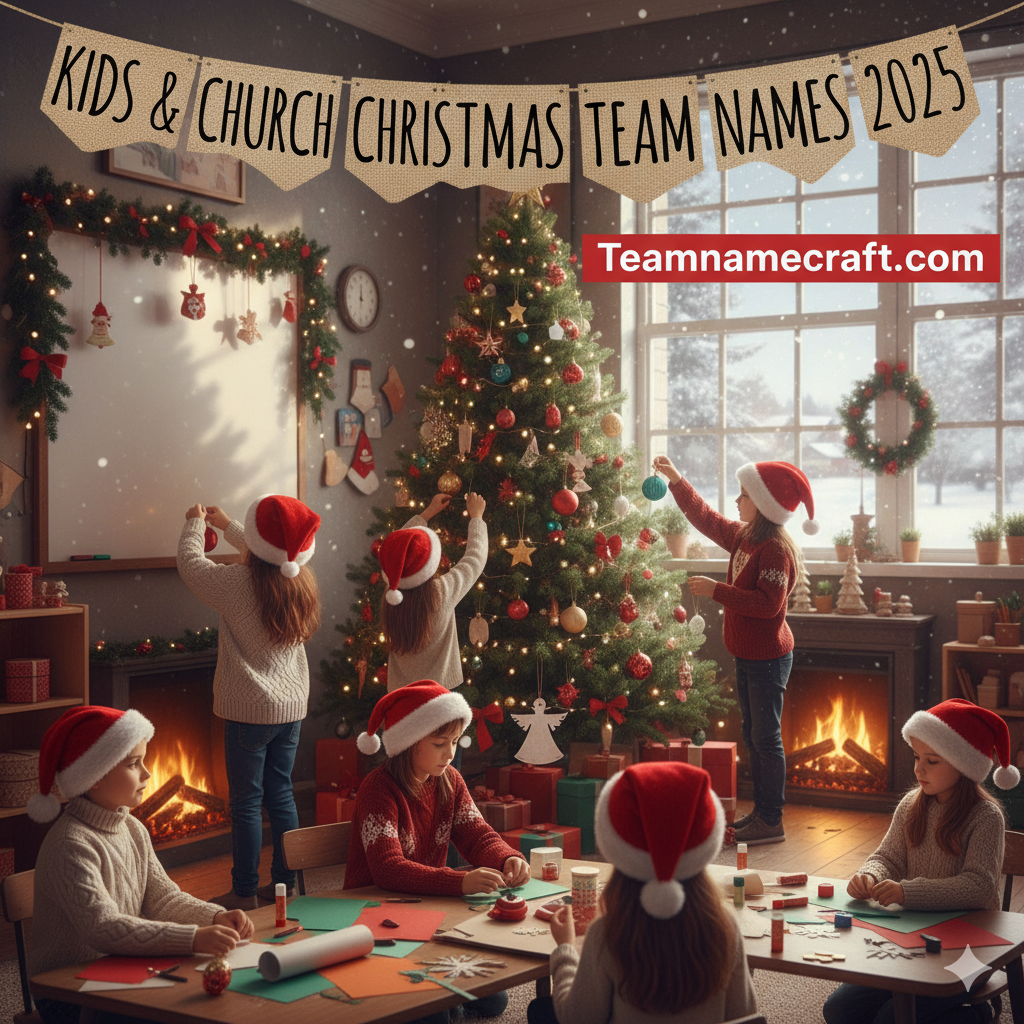Kids Christmas Team Names