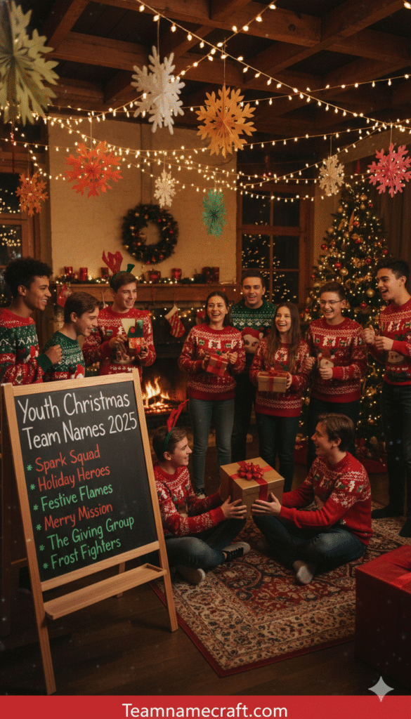 Youth Christmas Team Names