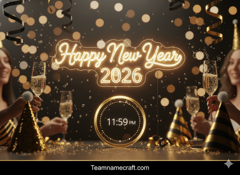 New Year’s Eve Team Names 2026