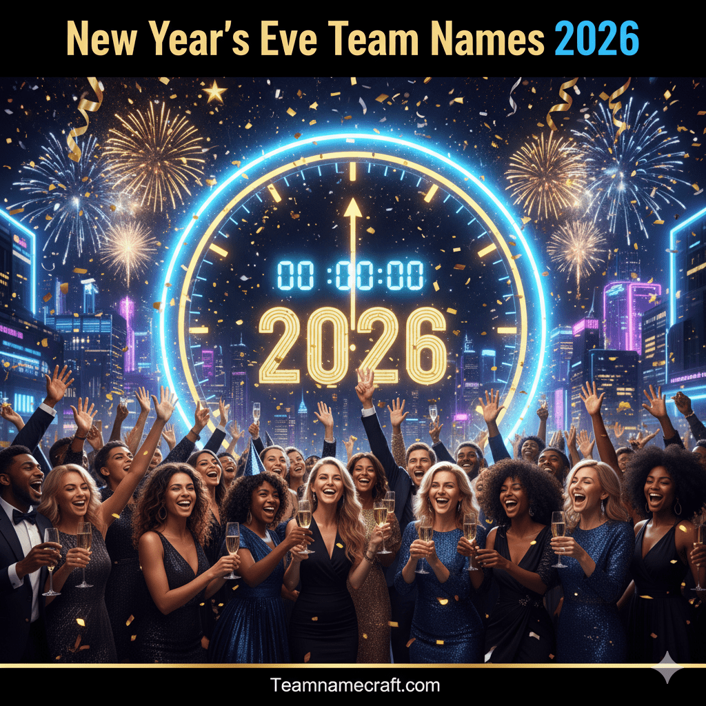 New Year’s Eve Team Names 2026