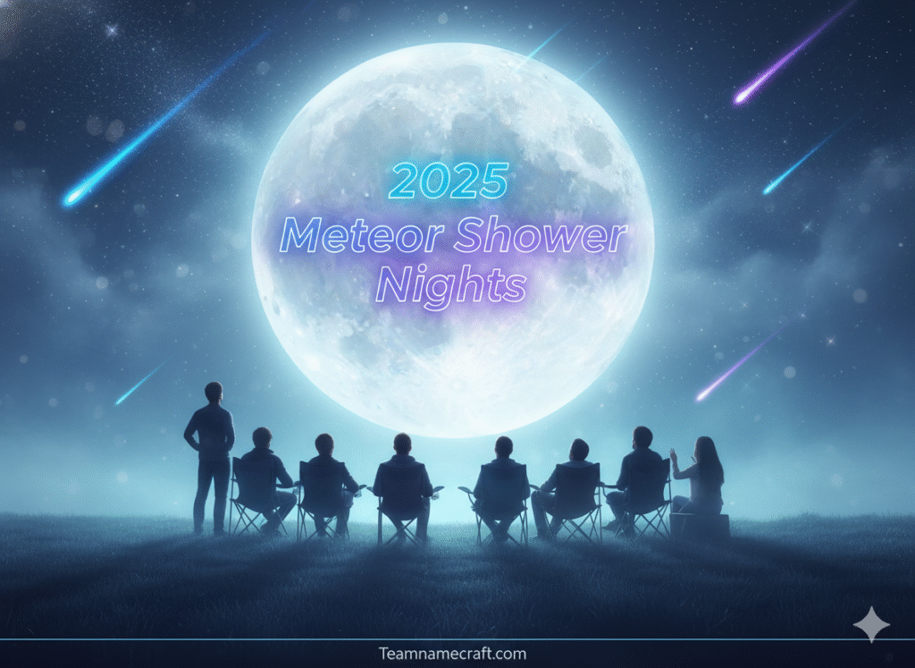 Meteor Shower Team Names 2025