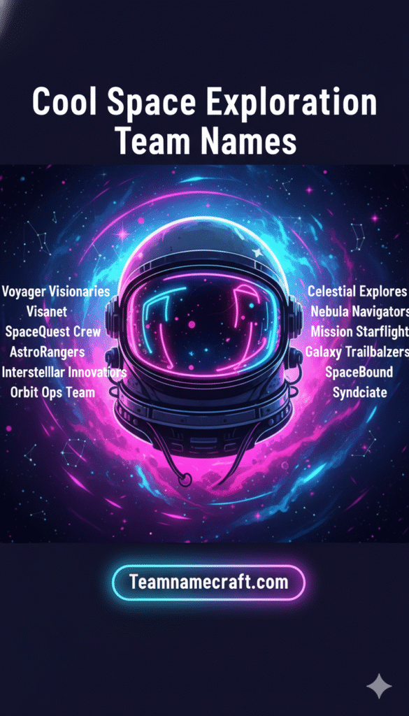 Cool Space Exploration Team Names