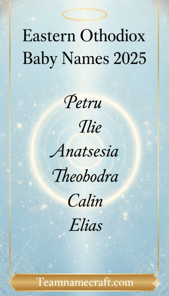 Eastern Orthodox Baby Names