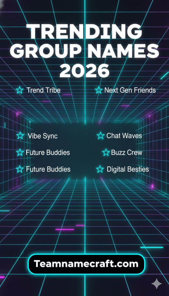 Trending 2026 Group Names