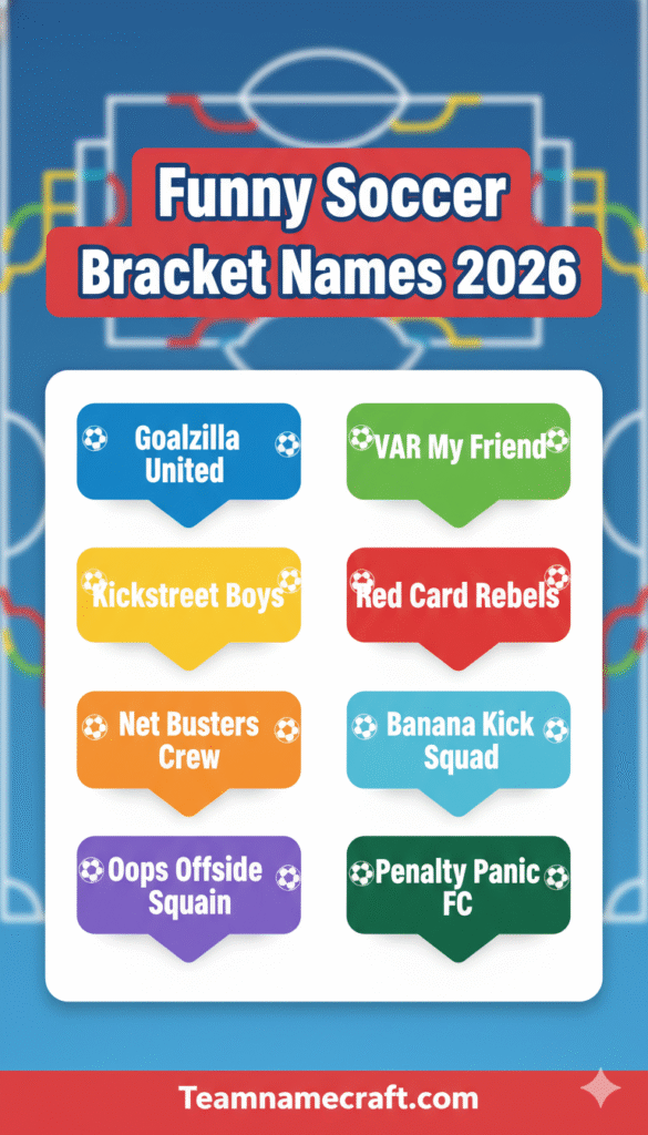 Funny Soccer Bracket Names 2026