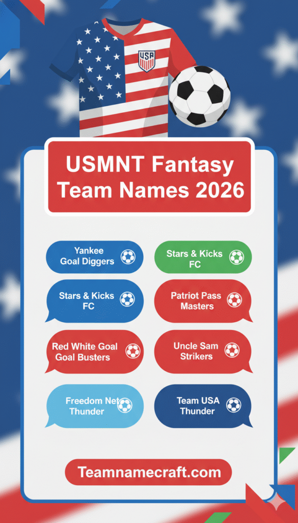 USMNT Fantasy Team Names
