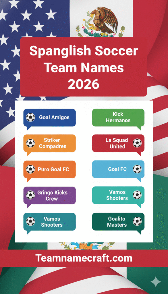 Spanglish Soccer Team Names