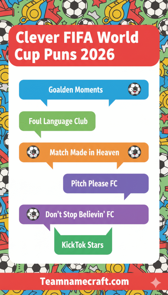 Clever FIFA World Cup Puns