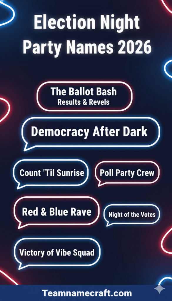 Election Night Party Names