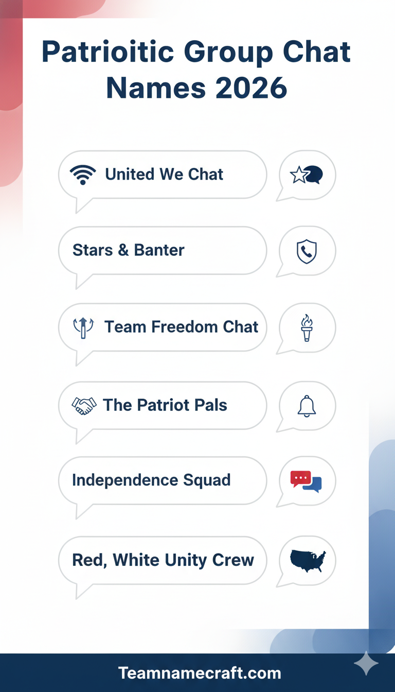 Patriotic Group Chat Names