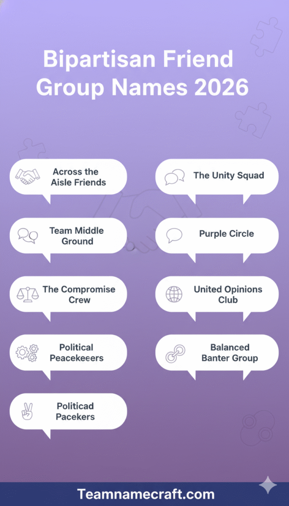 Bipartisan Friend Group Names