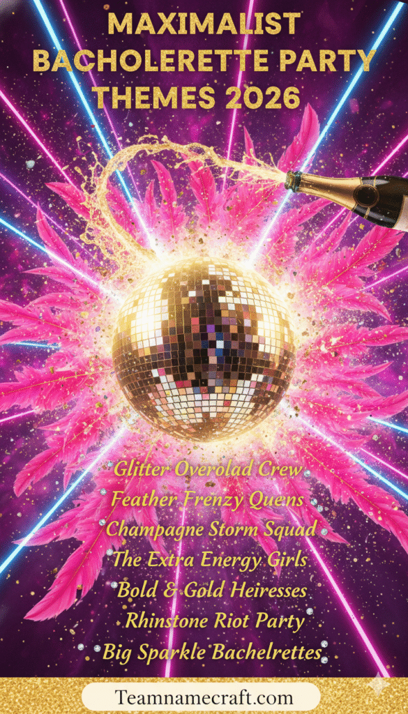 Maximalist Bachelorette Party Themes