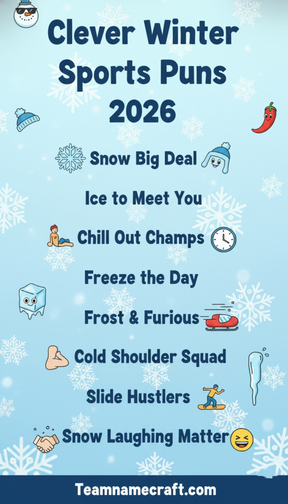 Clever Winter Sports Puns
