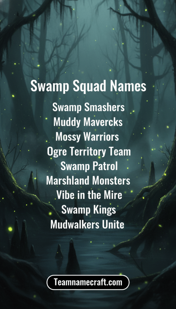 Swamp Squad Names