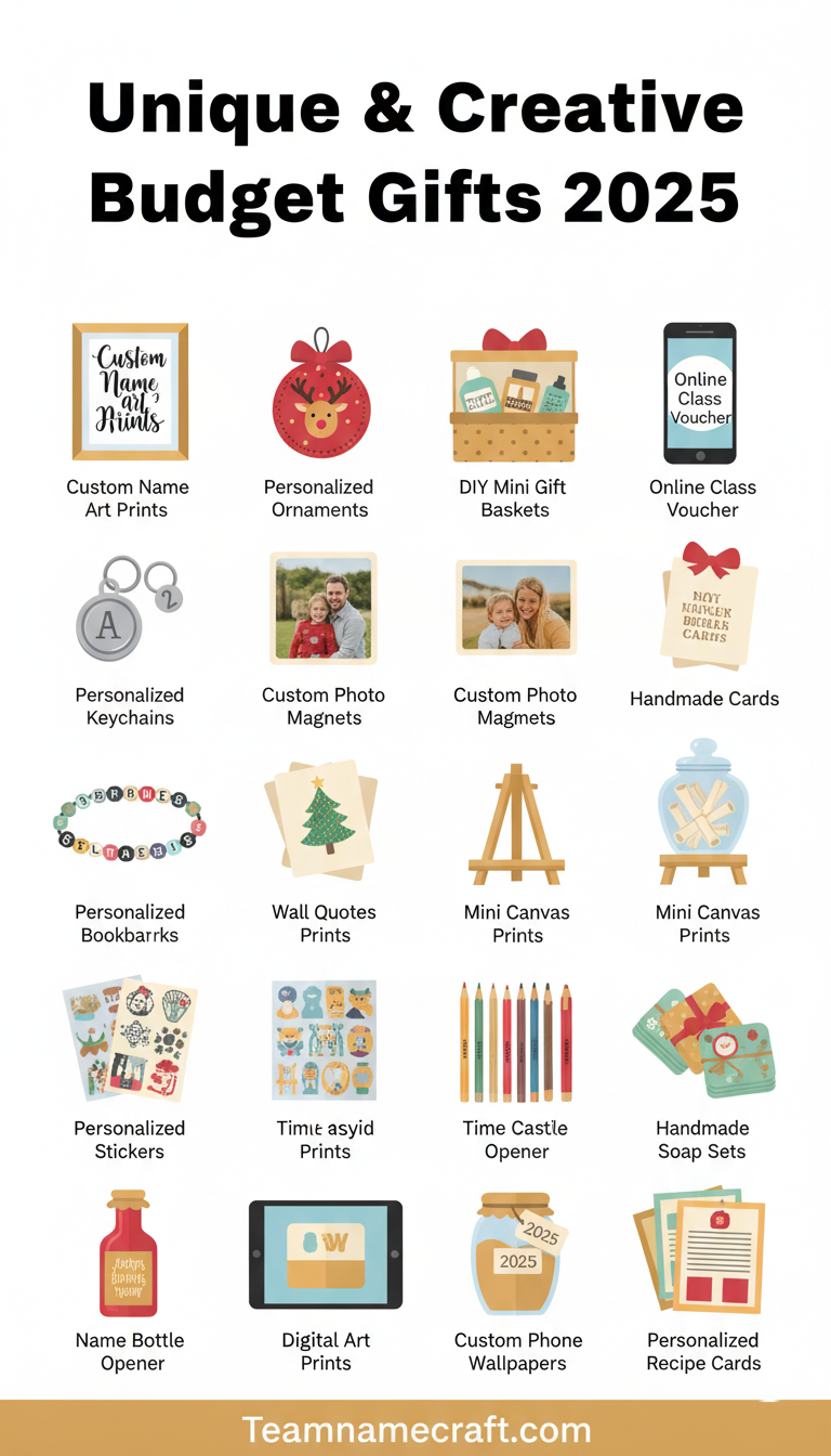 Unique & Creative Budget Gifts