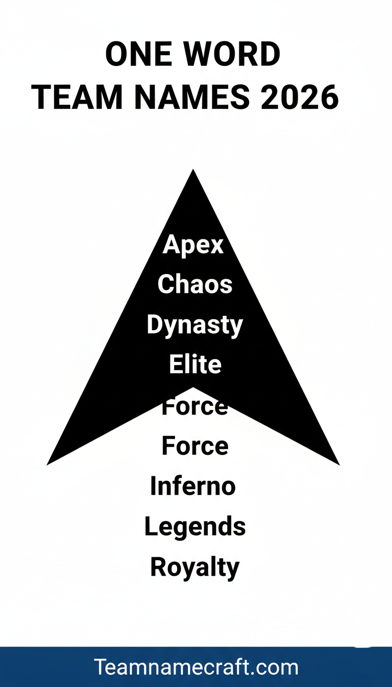 One Word Team Names