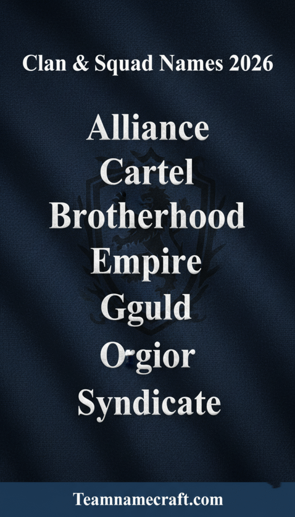 Clan & Squad Names