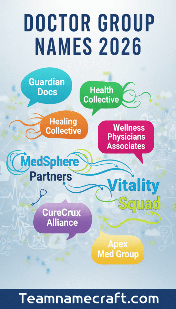 DOCTOR GROUP NAMES