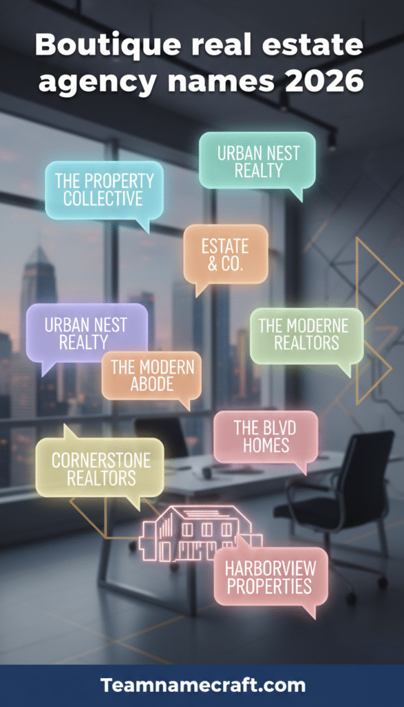 BOUTIQUE REAL ESTATE AGENCY NAMES