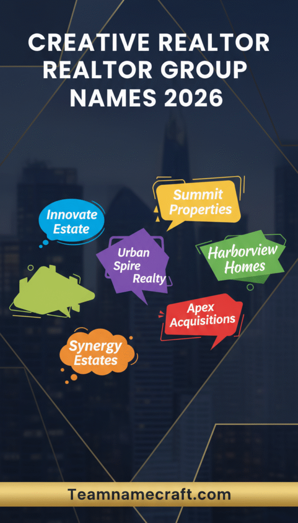 CREATIVE REALTOR GROUP NAMES