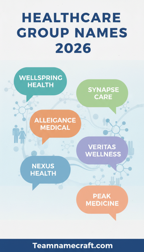HEALTHCARE GROUP NAMES
