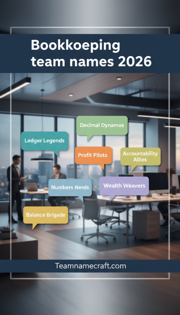 BOOKKEEPING TEAM NAMES