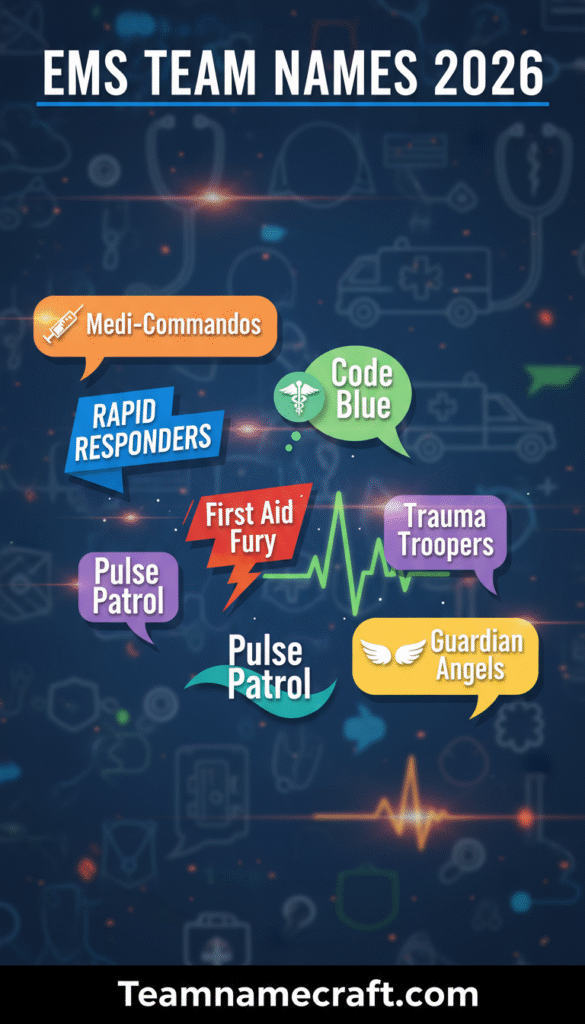 EMS TEAM NAMES